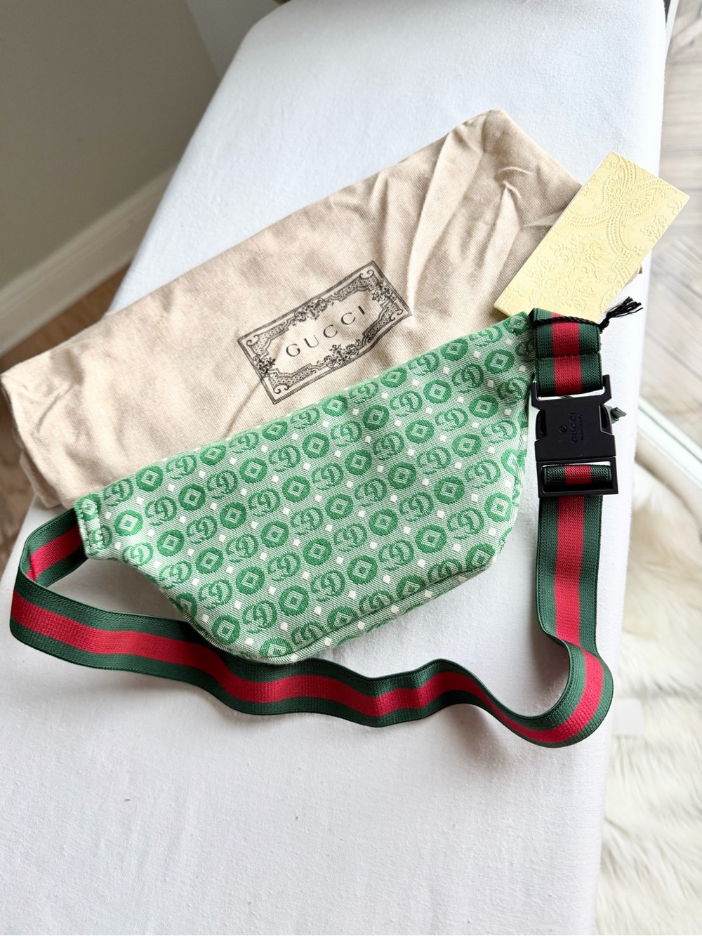 Gucci GG Supreme Mushroom Belt Bag NWT - Picture 2 of 5